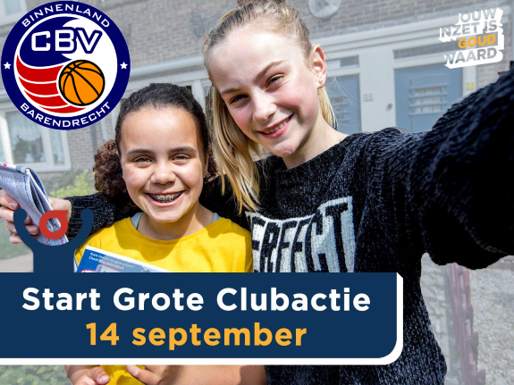 De Grote Clubactie gaat weer bijna van start.