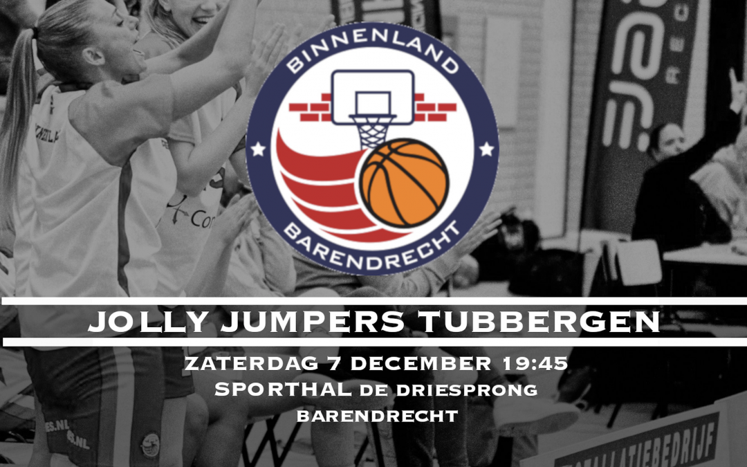 Zaterdag 07-12, Jolly Jumpers tegenstander  4Consult/Binnenland