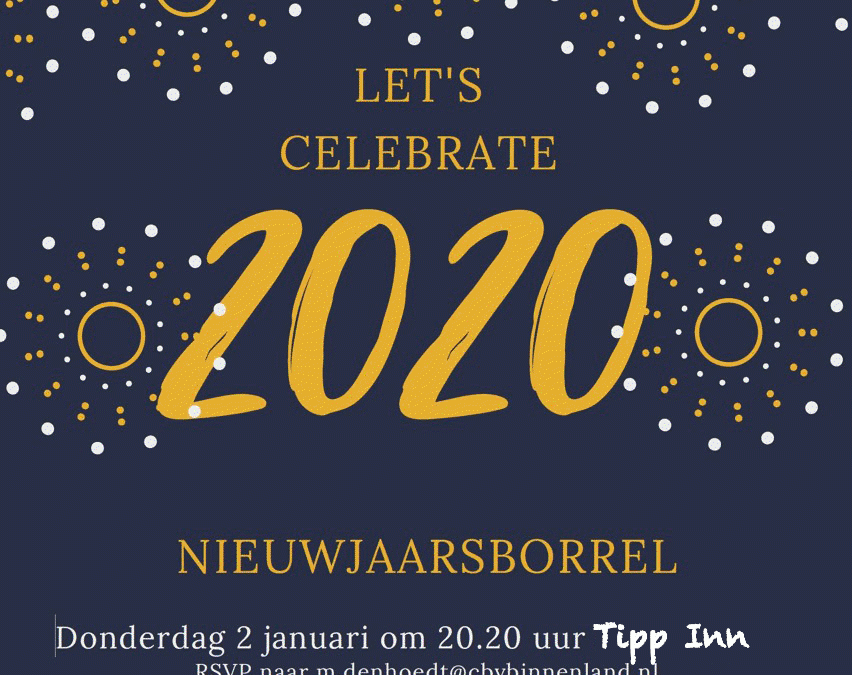Uitnodiging nieuwjaarsreceptie 2020