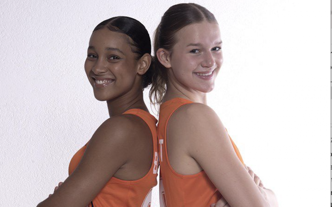 Eve en Milou in het Nederlands team VU16