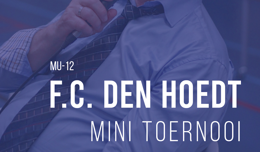 F.C. Den Hoedt minitoernooi bijna compleet, nog 8 weken.