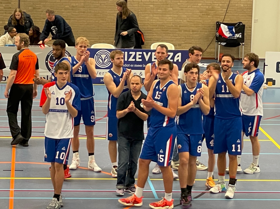 Binnenland Heren 1 zet goede start na winterstop door met overwinning tegen Utrecht Bulls