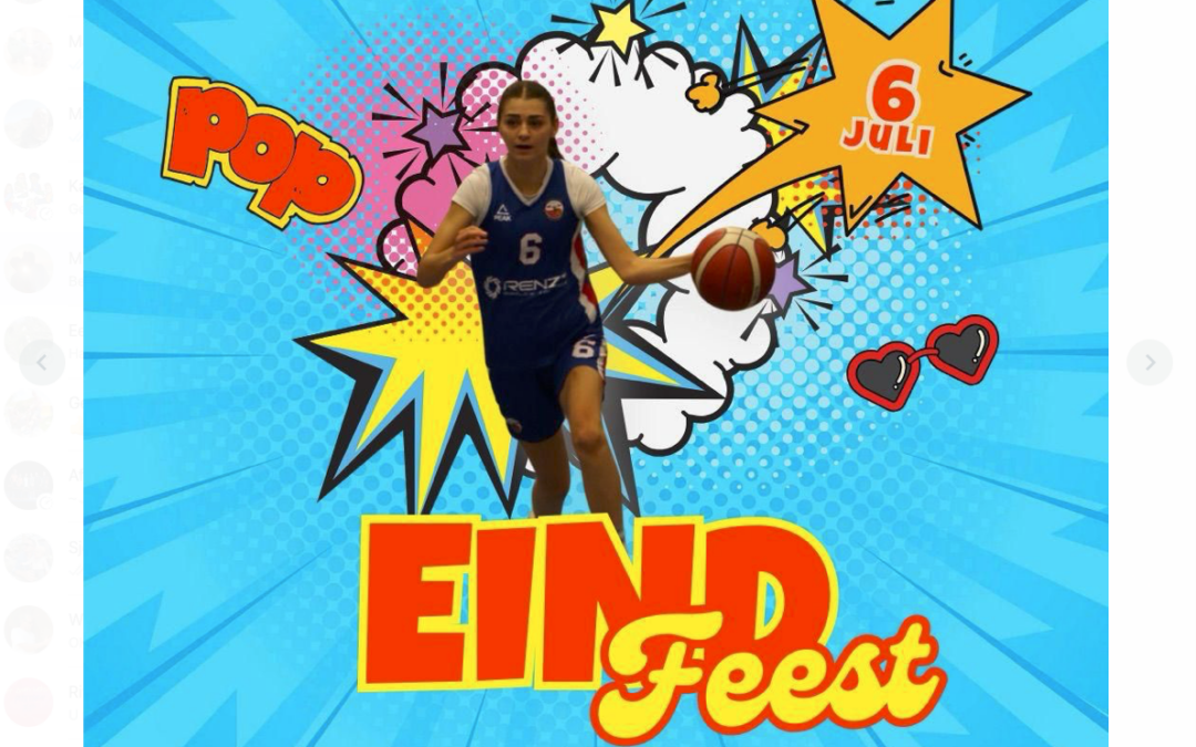 Eindfeest CBVBinnenland zaterdag 6 juli