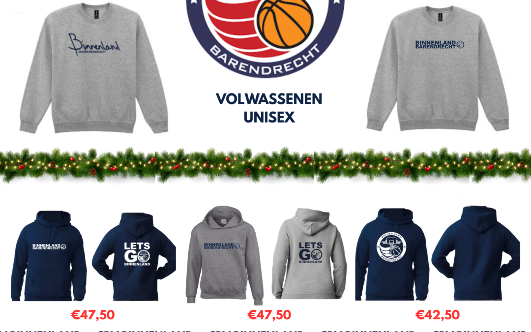 Koop jouw CBV Binnenland Hoodie, Sweater of T-shirt voor de feestdagen! 🎄🔥