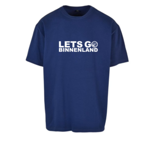 Volwassenen LetsGo GameDay Oversized Tee - Navy