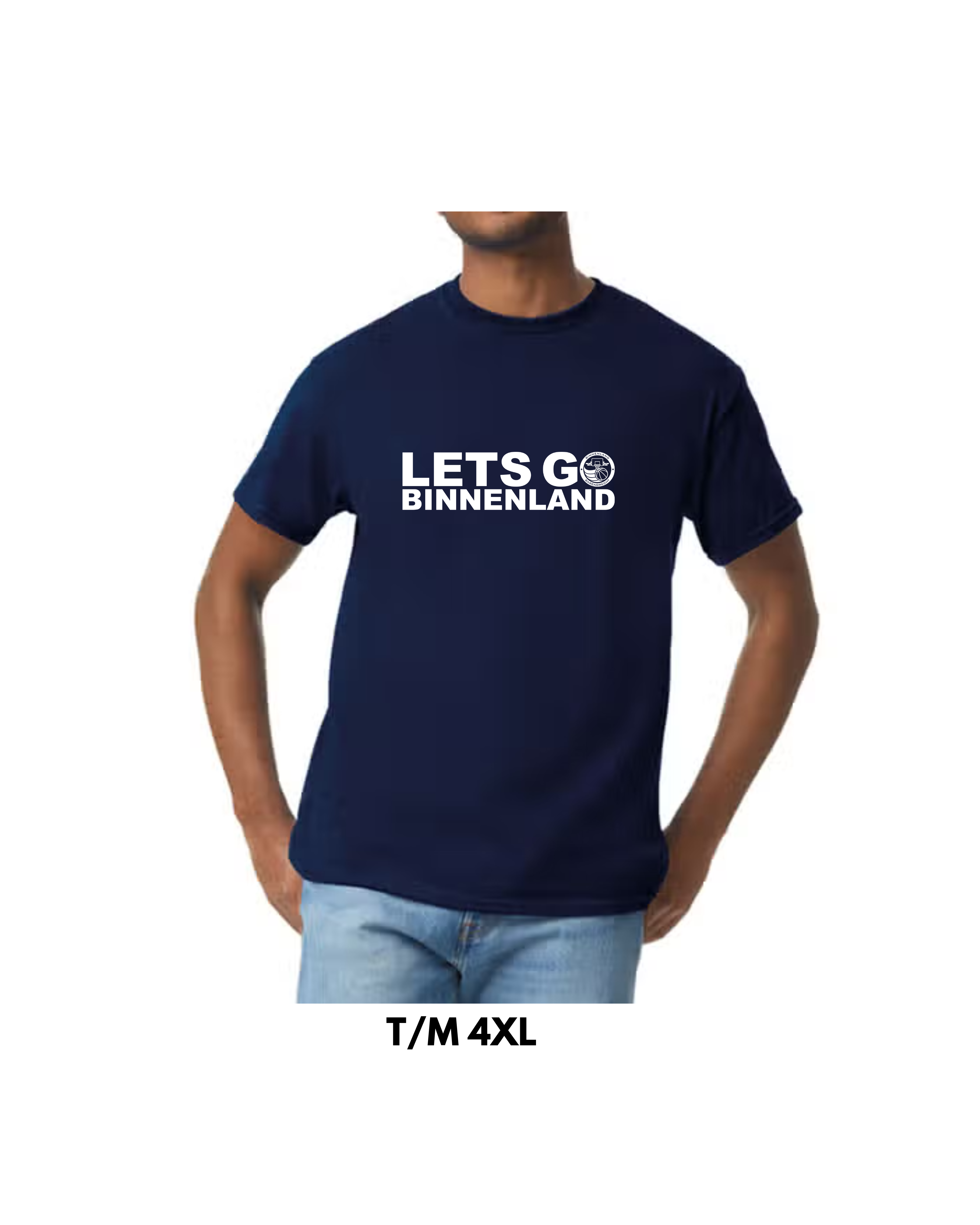 Volwassenen LetsGo GameDay Regular Tee - Navy